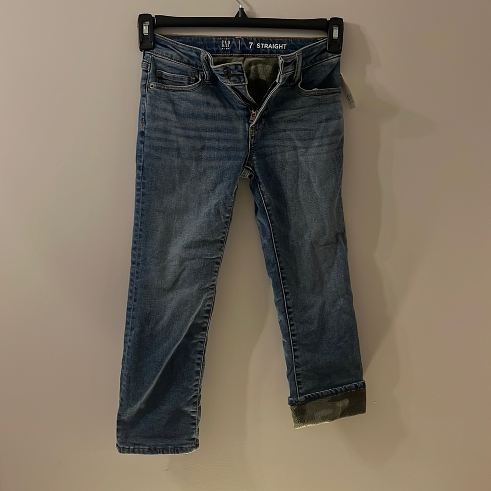 Gap lined jeans